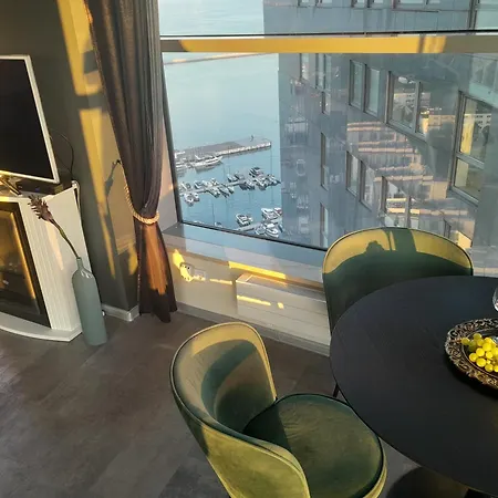 Apartmán Sea Towers Penthouse - Panorama Top Corner - 28 Last Floor Gdyně