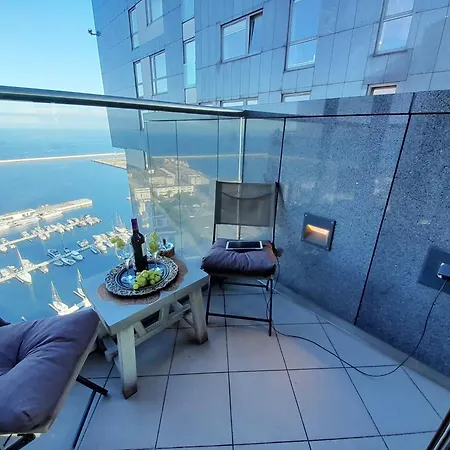 Ikona Sea Towers Panoramic Penthouse - 28 Pietro! Balkon! Klimatyzacja! Parking! Lejlighed *