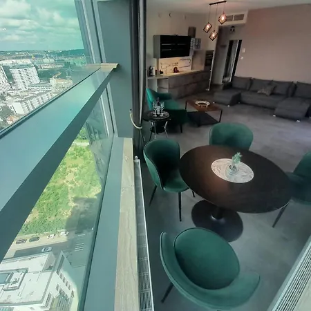 Apartmán Sea Towers Penthouse - Panorama Top Corner - 28 Last Floor Gdyně