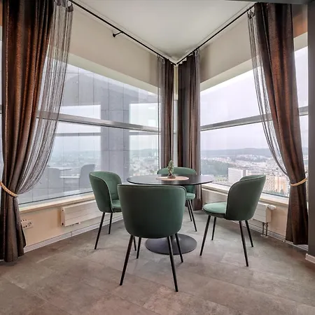 דירה Sea Towers - Panoramic Sky Penthouse - 28Th Floor גדינייה
