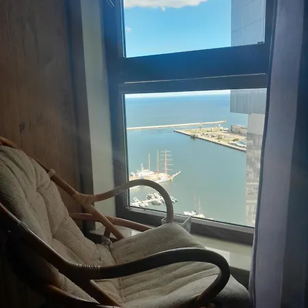 Sea Towers Penthouse - Panorama Top Corner - 28 Last Floor Apartmán Gdyně