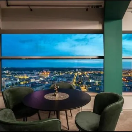 Panoramic Penthouse - 28Th Floor - Sea & City View- Szklany Narozny Wierzcholek Sea Towers *
