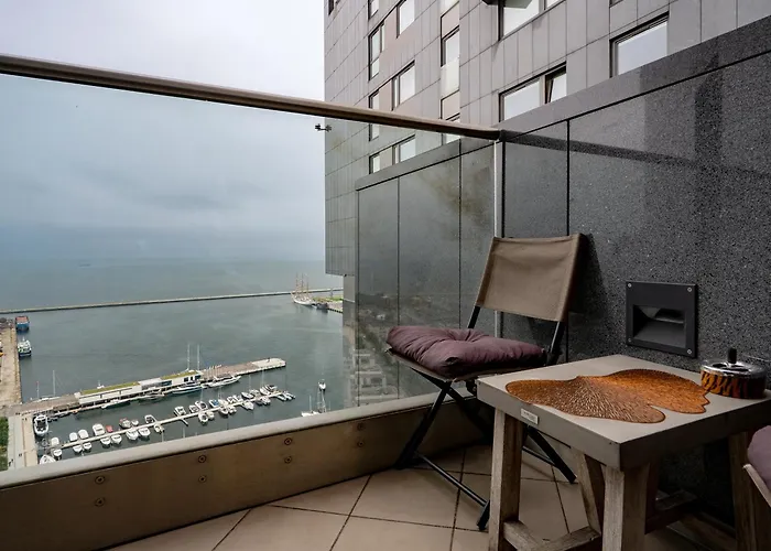 Ikona Baltyku - 28th Floor - 360 Panorama Penthouse - Sea Towers Daire Gdynia