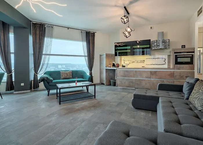Sea Towers Penthouse -28th Last Floor - 360 Panorama - Ikona Baltyku * Gdynia