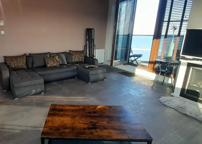 شقة Ikona Baltyku - 28th Floor - 360 Panorama Penthouse - Sea Towers *