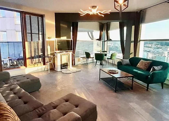 شقة Ikona Baltyku - 28th Floor - 360 Panorama Penthouse - Sea Towers غدينيا