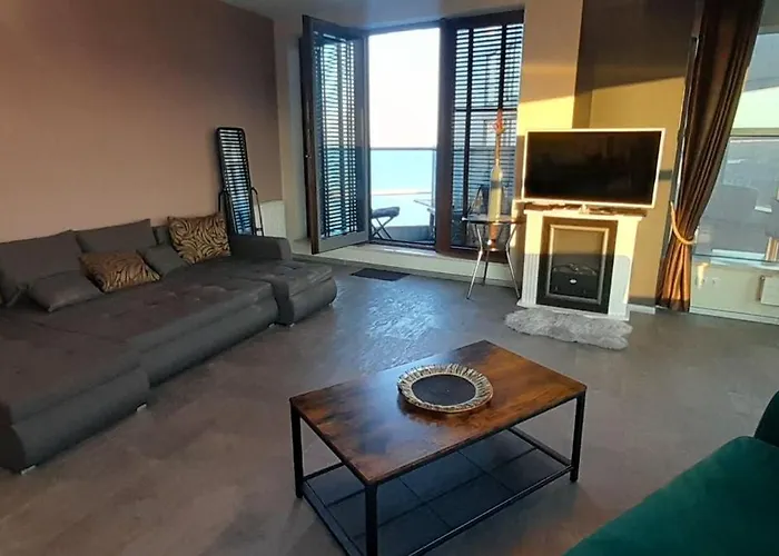 شقة Ikona Baltyku - 28th Floor - 360 Panorama Penthouse - Sea Towers