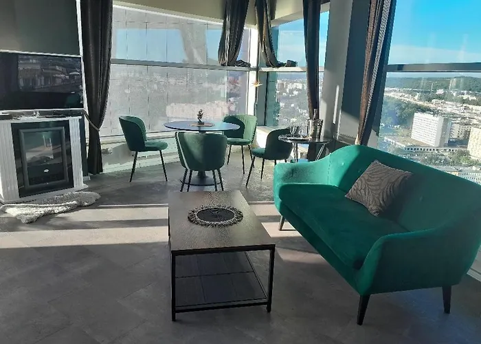 Daire Ikona Baltyku - 28th Floor - 360 Panorama Penthouse - Sea Towers Gdynia